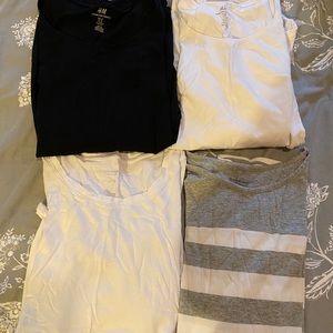 Long sleeve maternity tops x 4